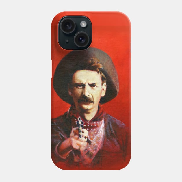 Vintage Wild West Outlaw Phone Case by mictomart