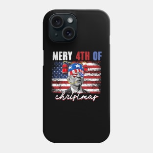 Merry 4th Of Christmas Funny TShirt 4th of july Phone Case