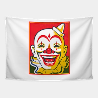 Vintage clown poster Tapestry