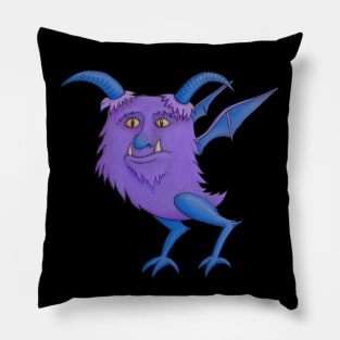 Flying Purple People Eater Pillow