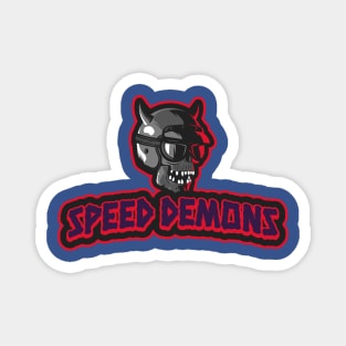 Speed Demons Gaming Design T-shirt Coffee Mug Apparel Notebook Sticker Gift Mobile Cover Magnet