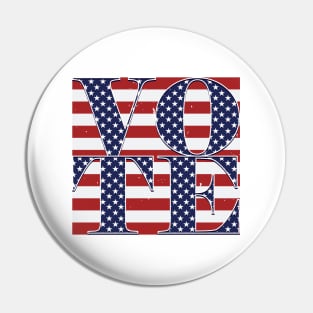 Vintage Vote - Star and Stripe Pin