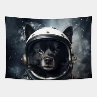 Astro Dog - Schipperke Tapestry