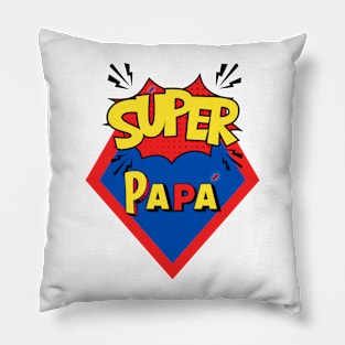 Súper DAD. Idea de regalo para papá en su día. Día del Padre Pillow