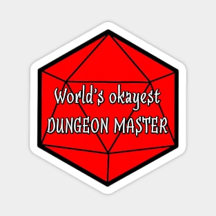 World's Okayest Dungeon Master Magnet