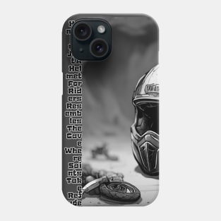 Helmet is not Just A Helmet For Riders Resembles The Cave Where Saints Take Refuge 8 Phone Case