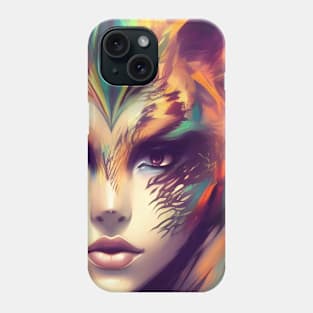 Beaux Animes Art, Anime colorful Tiger-woman Illustration Design Phone Case