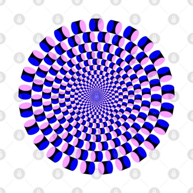 Optical Illusion - Color Variation of the Original Design by TeddyBearSal