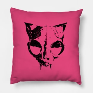 Kitten Skull Pillow