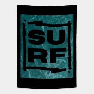 Rough ocean surf Tapestry