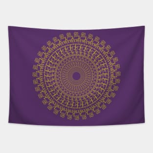 Riemann Zeta Function Mathdala - Gold Tapestry