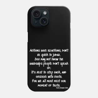 Gang Starr Quote Phone Case