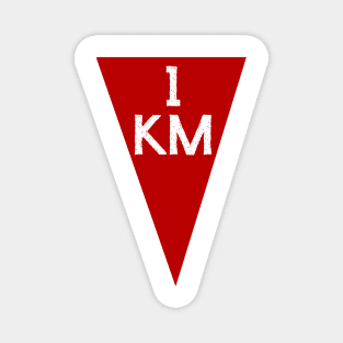 1 km finish Magnet