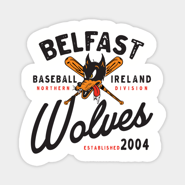 Belfast Wolves Magnet by MindsparkCreative