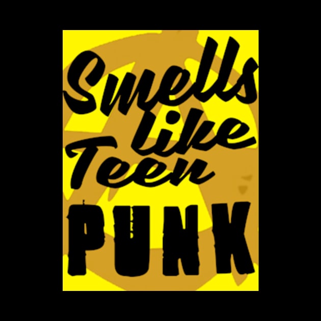 smells like teen punk tshirt NIRVANA parody yellow by danygammerx