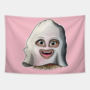 Reva Prisma ghost emoji Tapestry