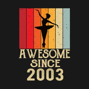 Awesome Since 2003 T-Shirt