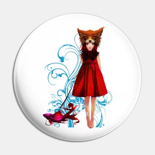 Curious Red - The Dark Inker Pin