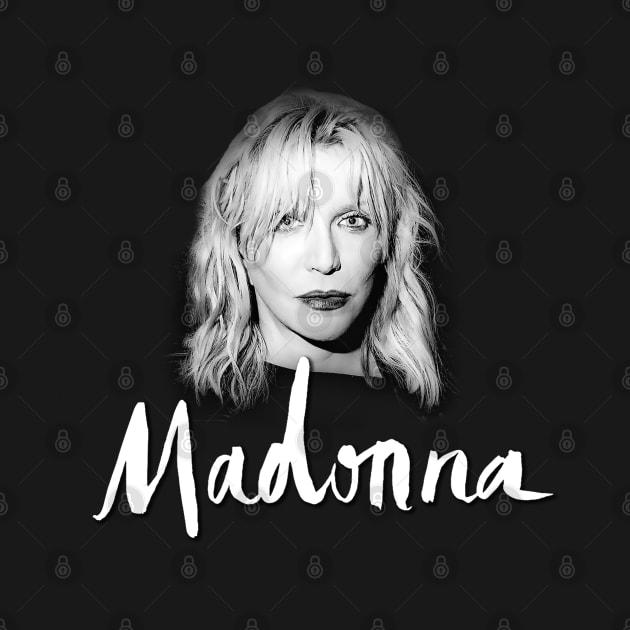 Madonna Courtney Love by Ladybird Etch Co.