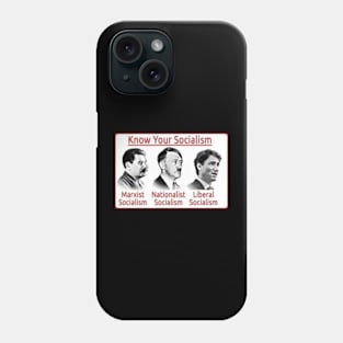 Know your socialism Phone Case