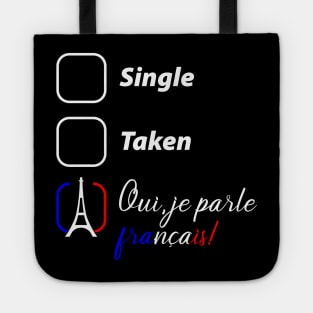 Yes, I speak French Tote