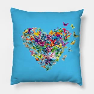 Butterfly Heart Pillow