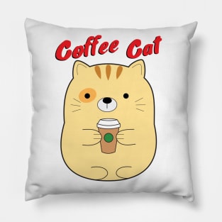 Coffee Cat Pillow