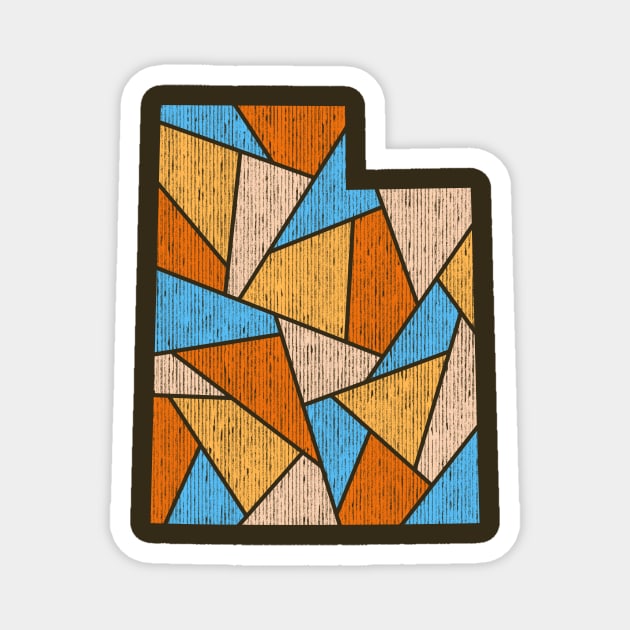 Utah Mosaic - Desert Hike Magnet by dSyndicate