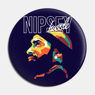 Tribute Nipsey Hussle on WPAP Art Pin