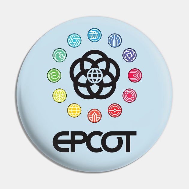 New EPCOT Logos Pin by ThatDreamfinderGuy