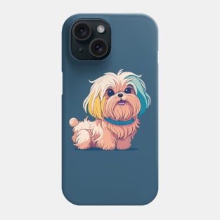 Maltese Dog Portrait Phone Case