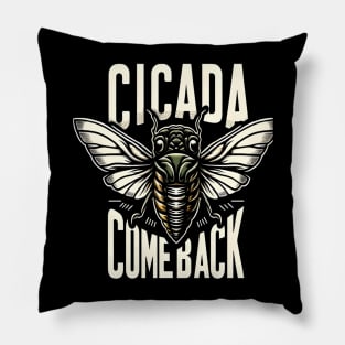 The Great Cicada Comeback tour 2024 Pillow