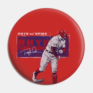 Rhys Hoskins Philadelphia Rhys And Spike Pin