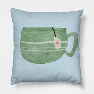 Cute cup of tea Pillow