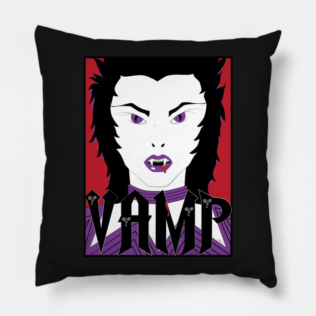Vamp Pillow by PrettyGhoul
