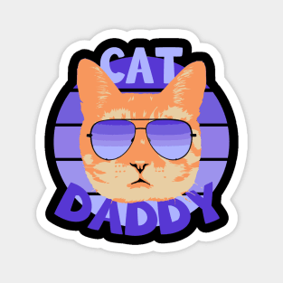 Cat Daddy - Cat with Sunglasses Magnet