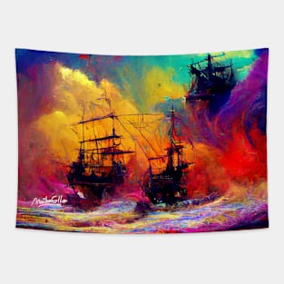 Sea of Colors Tapestry