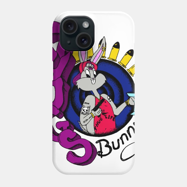 Thugs Bunny bullseye Phone Case by salesgod