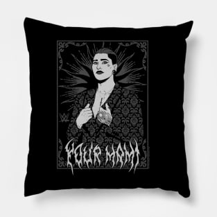 Rhea Ripley Your Mami Tarot Card Pillow