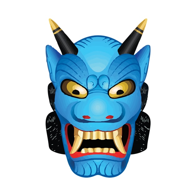 JAPANESE MASK HENNYA BLEU DEVIL by Proadvance