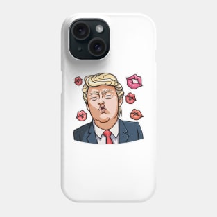 Trump Kisses Phone Case