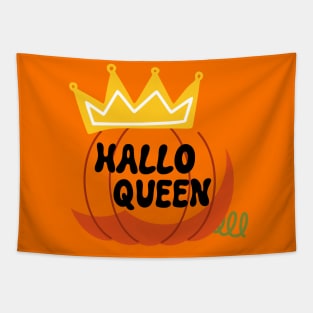 Hallo Queen Pumpkin Tapestry