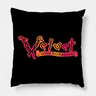 velvet underground Pillow