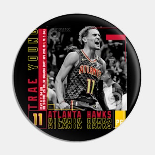 Trae Young Paper Poster Pin