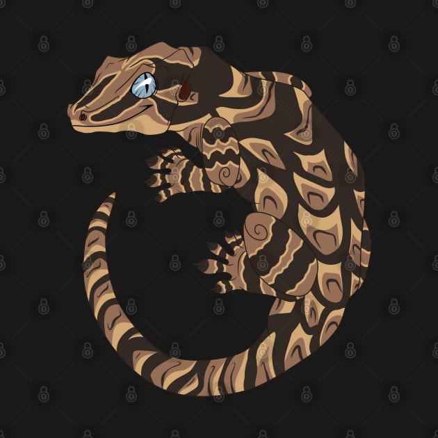 Brown Blotched Gargoyle Gecko by TwilightSaint