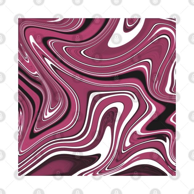 Maroon Pink Red Black Colors Marble Pattern Swirl Design Abstract Art Background by anijnas