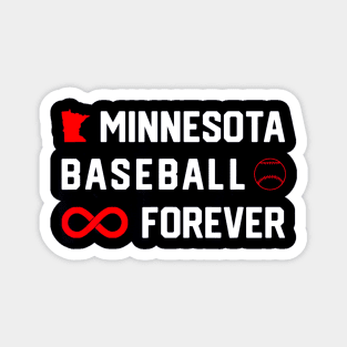 Minnesota Baseball Forever MN State Magnet