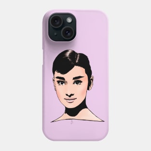 Audrey Hepburn Phone Case