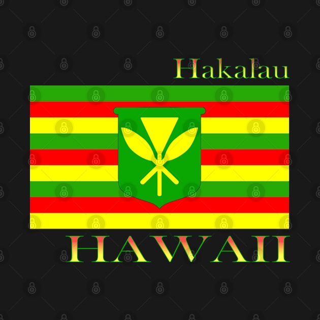 Hakalau Hawaii Islands Hawaiian Flag Beach by macdonaldcreativestudios