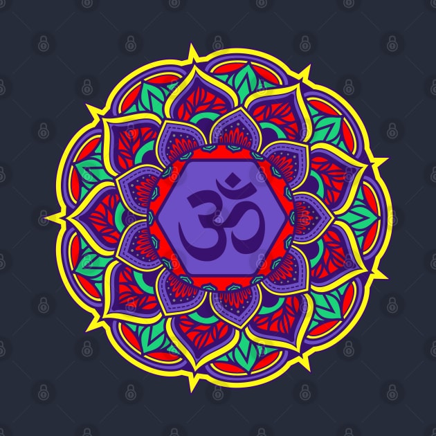 Mandala Om by machmigo